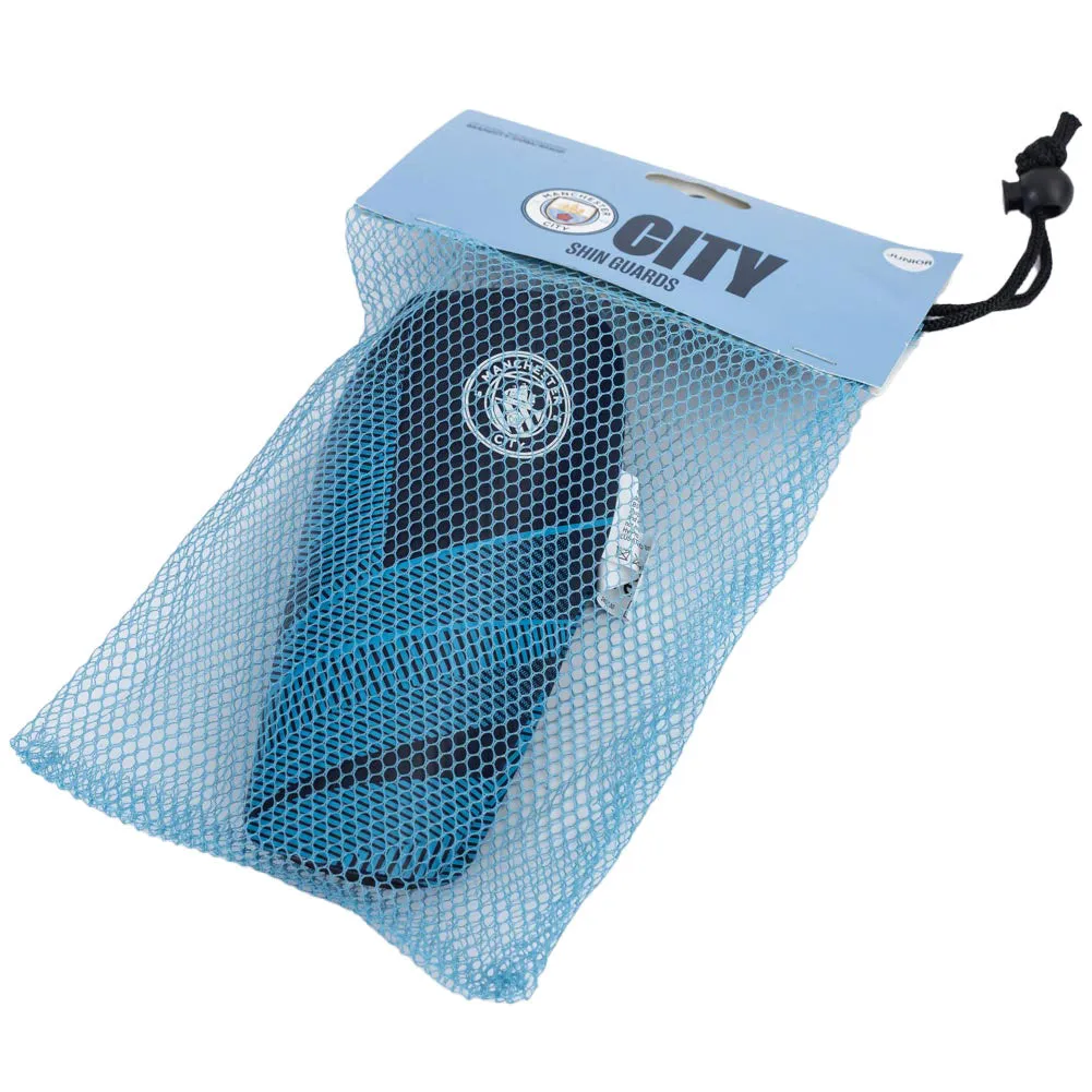 Manchester City FC Fuse Shin Pads for Kids