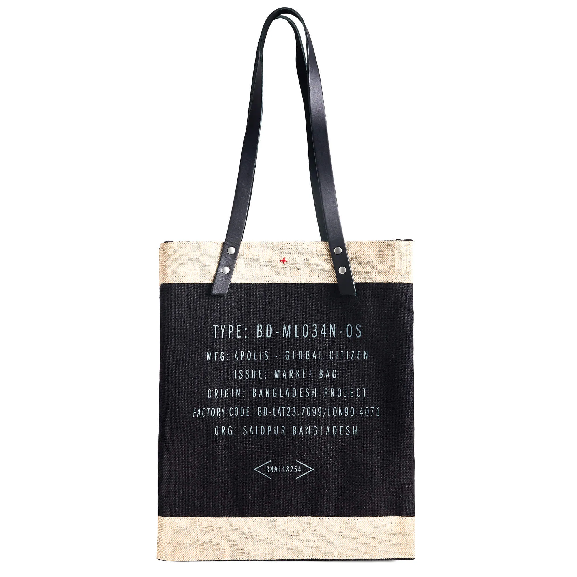 Market Tote in Black