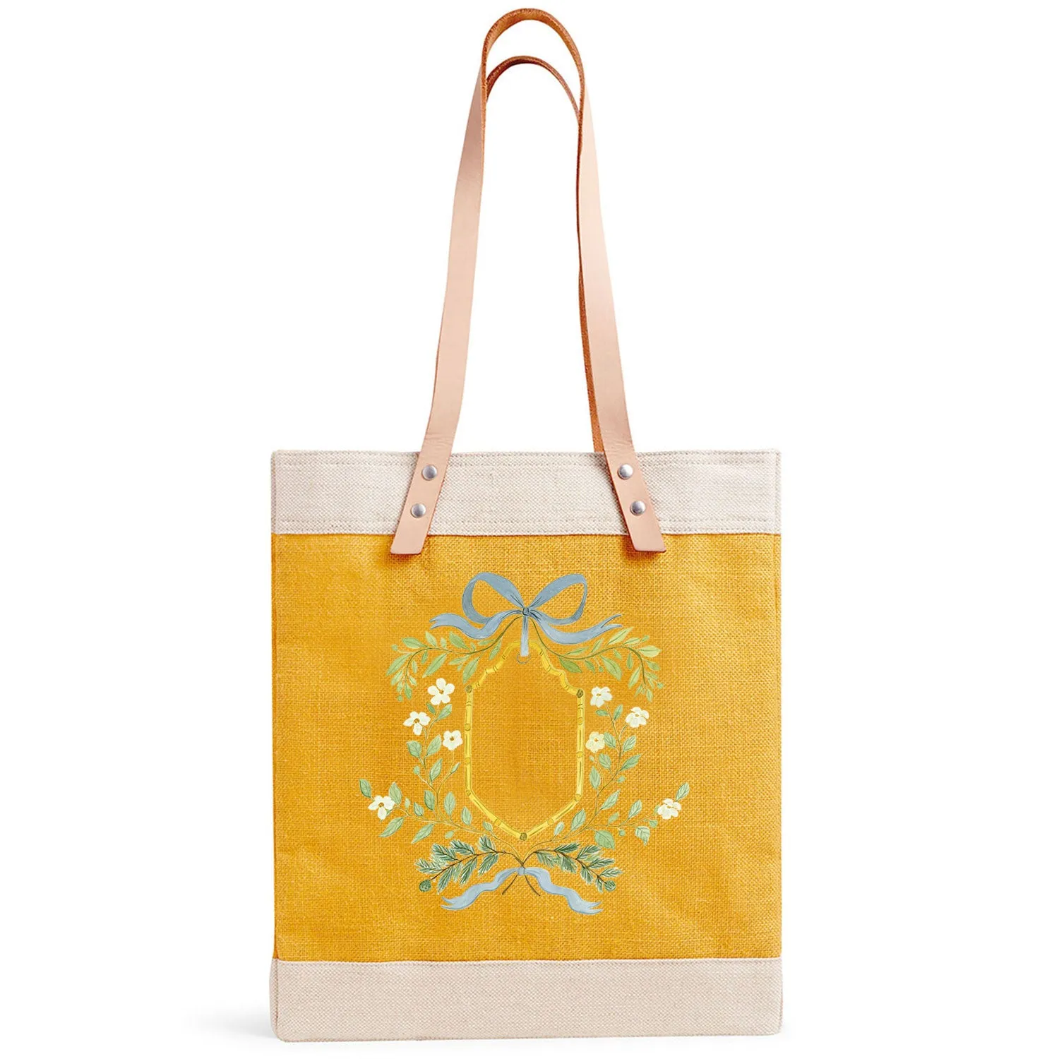 Market Tote in Gold Crest by Amy Logsdon