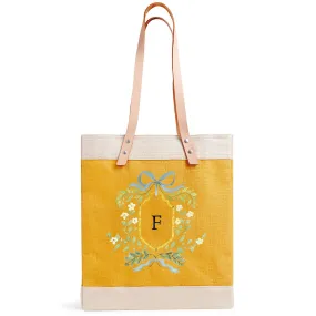 Market Tote in Gold Crest by Amy Logsdon