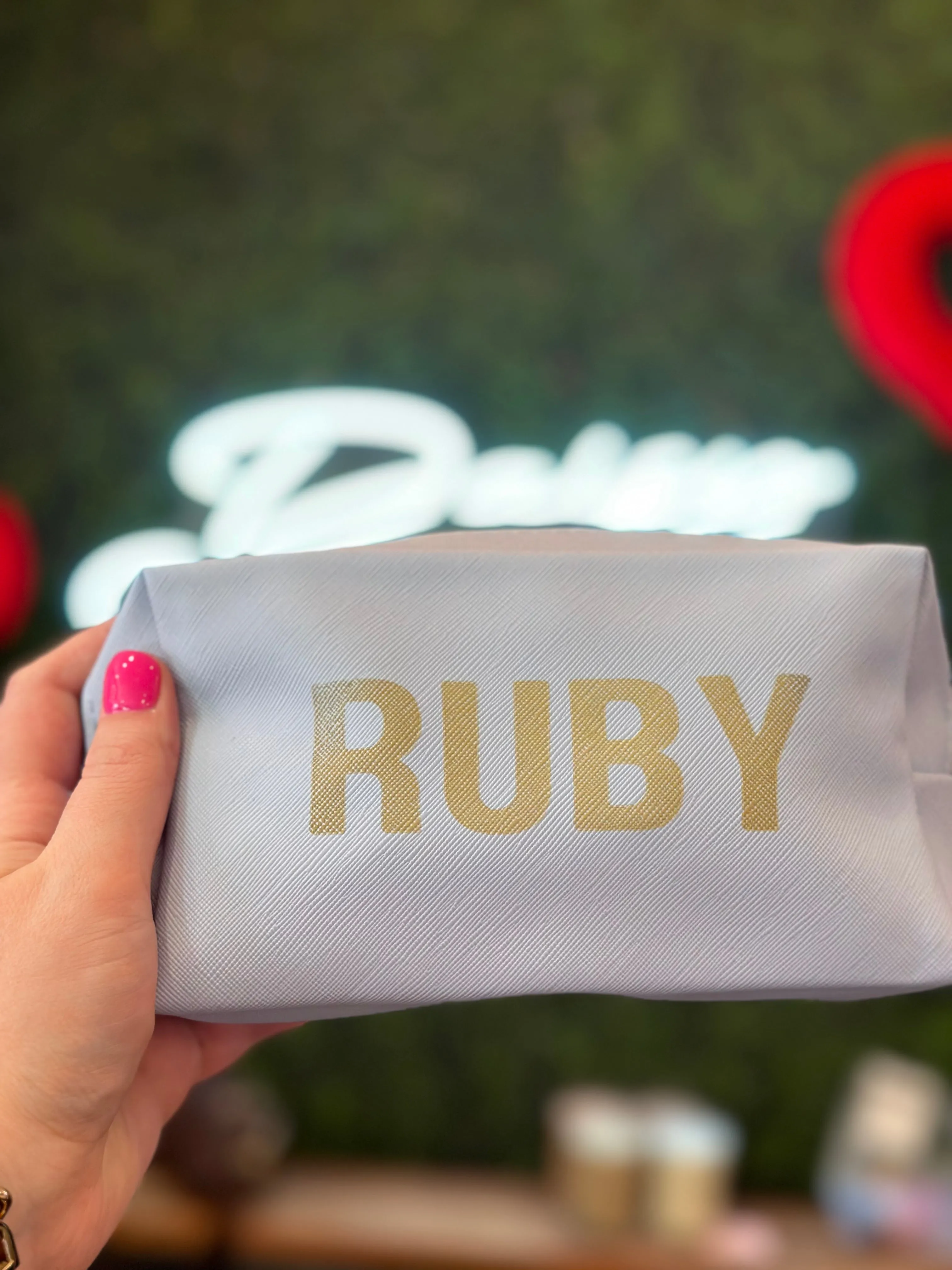 Medium Cosmetic Bag | Laser Engrave!