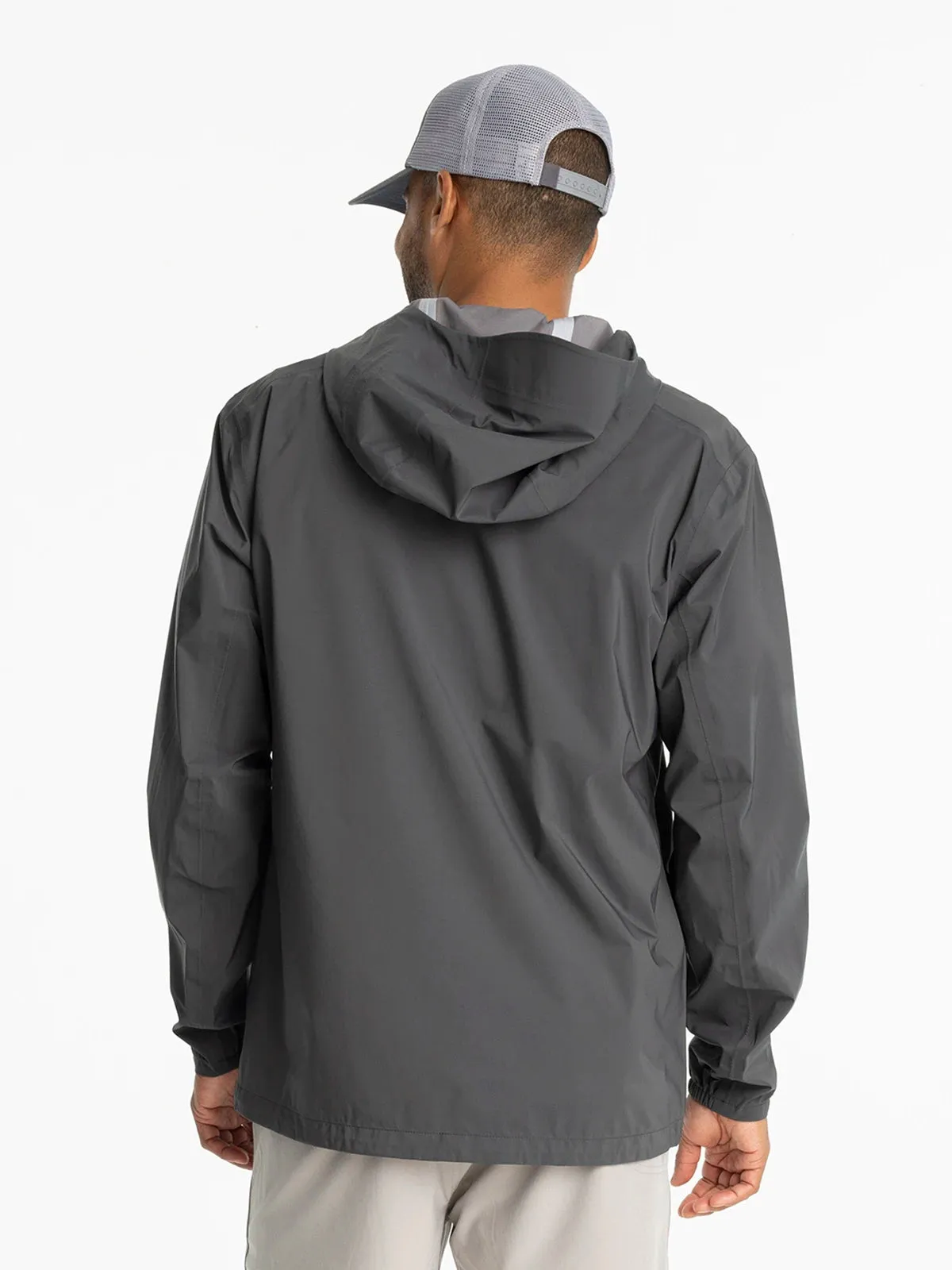 Men's Cloudshield Rain Jacket - Black Sand