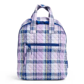 Mini Totepack Bag - Amethyst Plaid