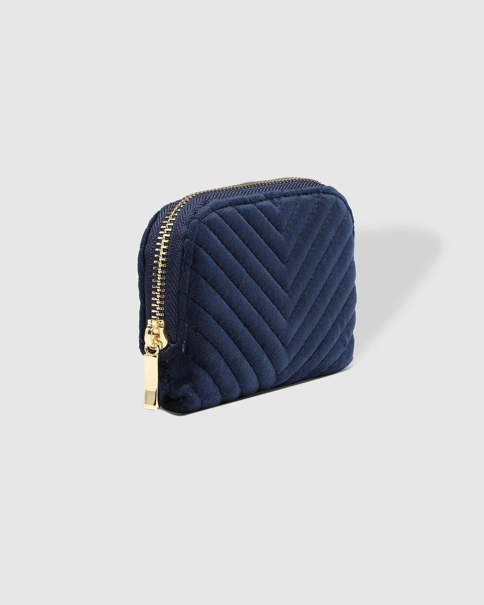 Nina Purse Velvet Navy