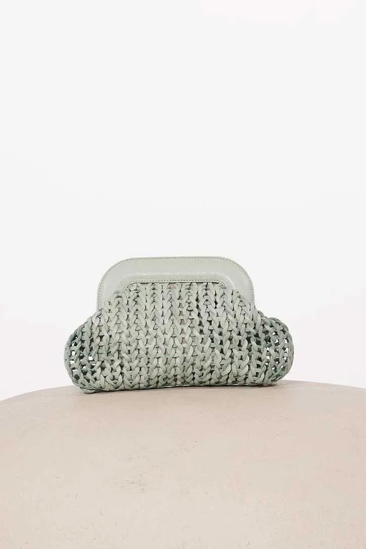 NONCHALANT | Haddie Clutch - Sage