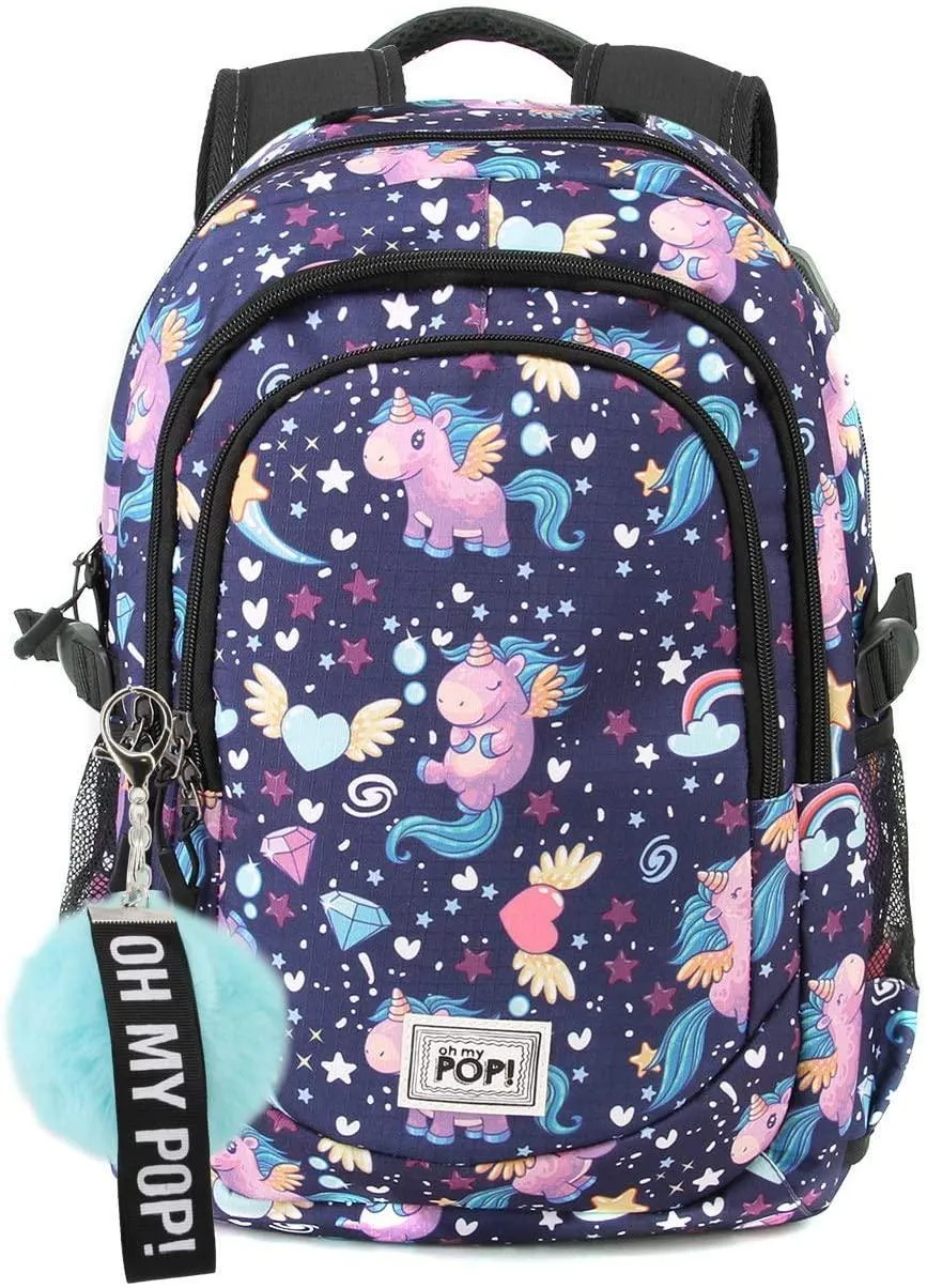 Oh My Pop! Magic-Running HS Backpack School Daypack, 44 cm