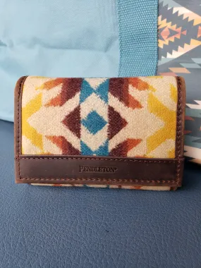 Pendleton Trifold Wallet in the Pasco Pattern