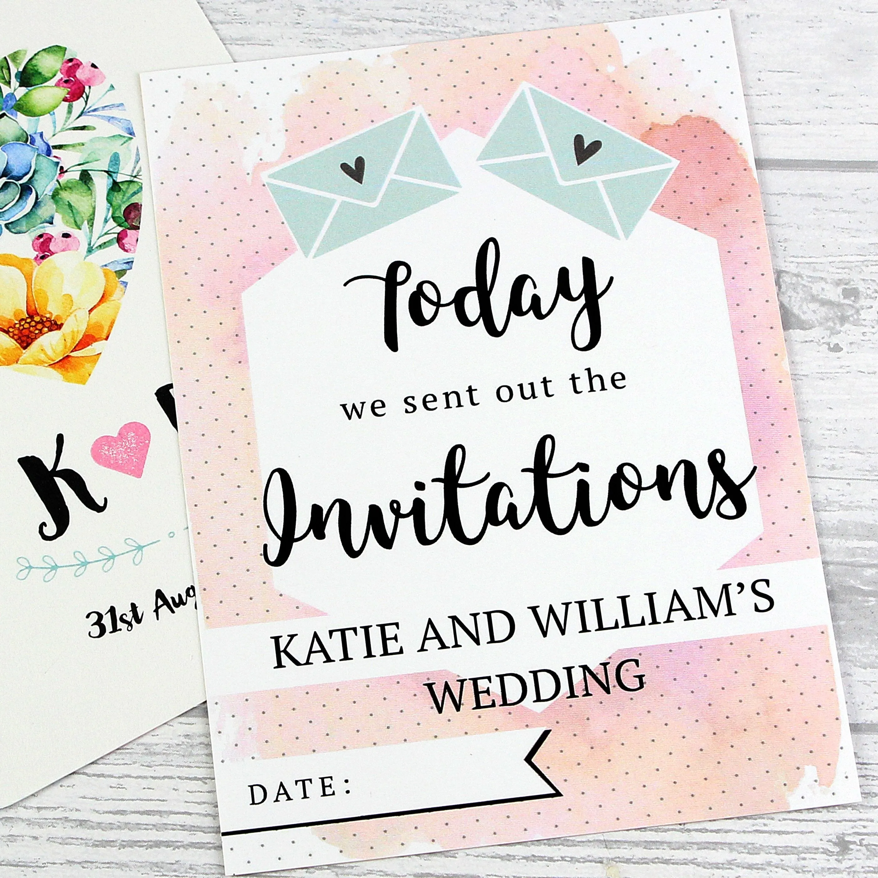 Personalised Wedding Cards For Milestone Moments