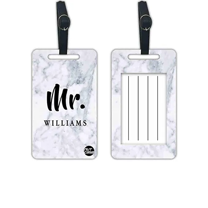 Personalized Mr & Mrs Couples Passport Covers Suitcase Tag - Mr Traveller