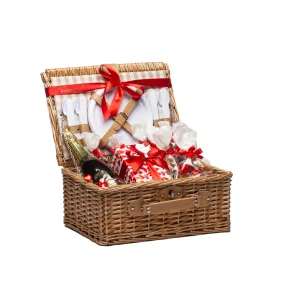 Picnic Basket Red Hearts