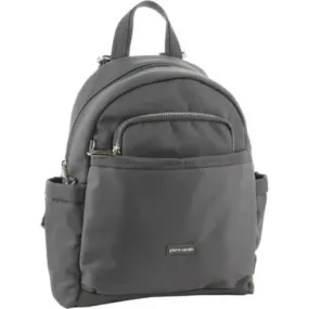 Pierre Cardin Nylon Anti - Theft Backpack - Grey