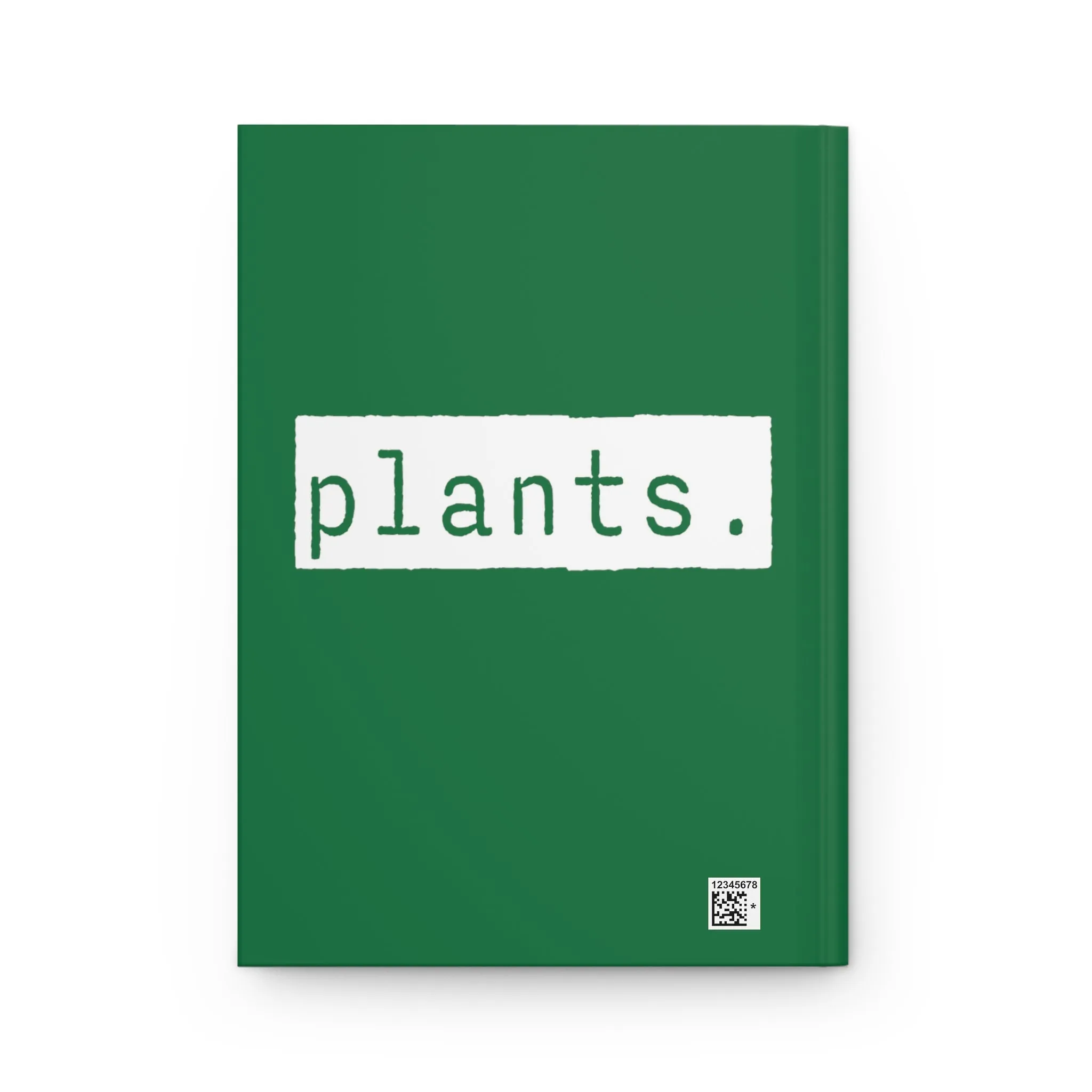 Plants Green Matte Hardcover Journal | Blank Book for Ideas and Planning | Lined Notebook Diary Plant Log