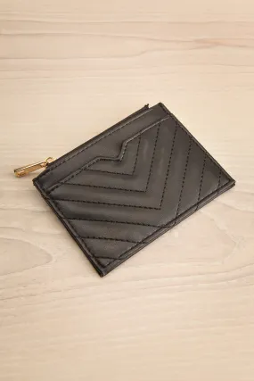 Plymouth Black | Chevron Card Holder