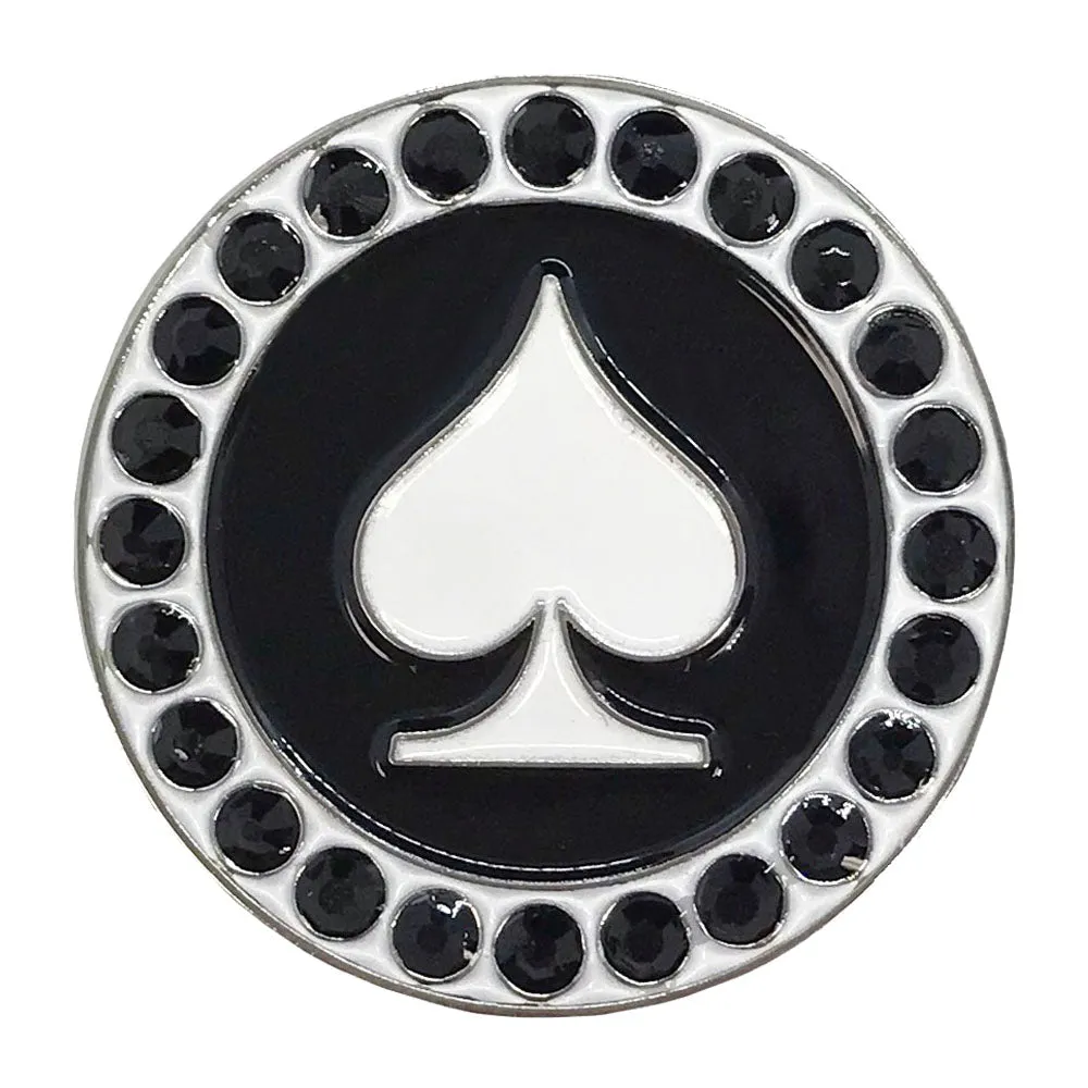 Poker Spade Golf Ball Marker Only