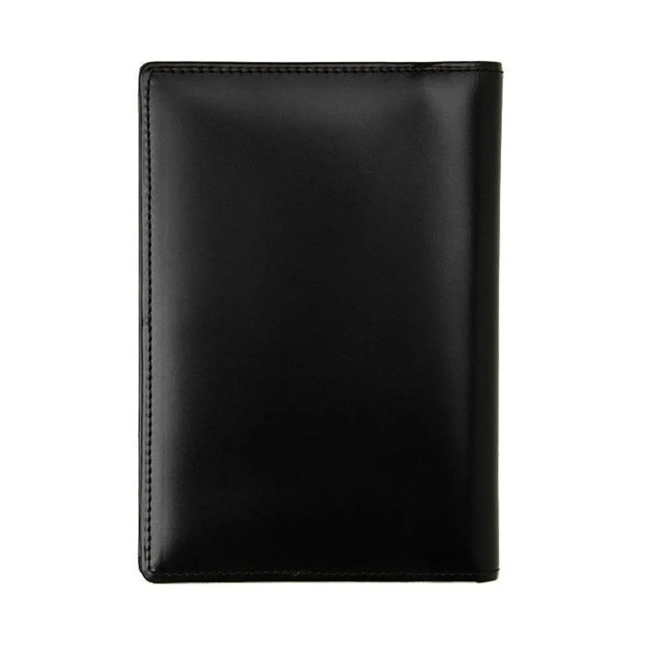 Porter-Yoshida & Co. PS LEATHER WALLET PASSPORT CASE (GLASS LEATHER Ver.) - ORANGE x KHAKI