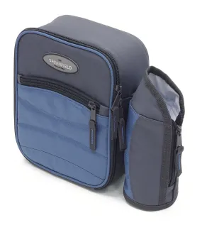 Powder Blue Lunch Cool Bag with Removable Bottle Holder