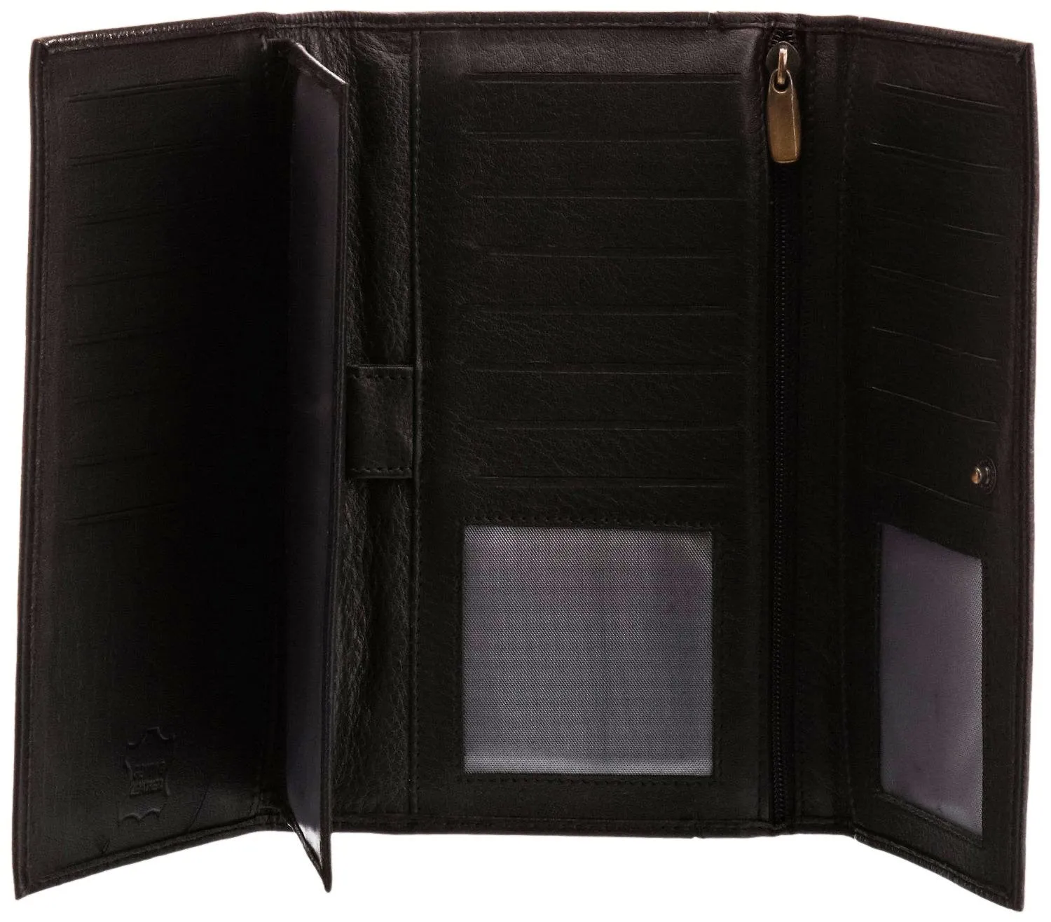 Pratico - women leather 27 card organizer #LW03 Black