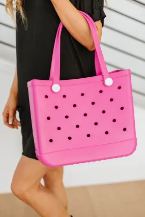 PREORDER: Waterproof Tote Bag in Pink