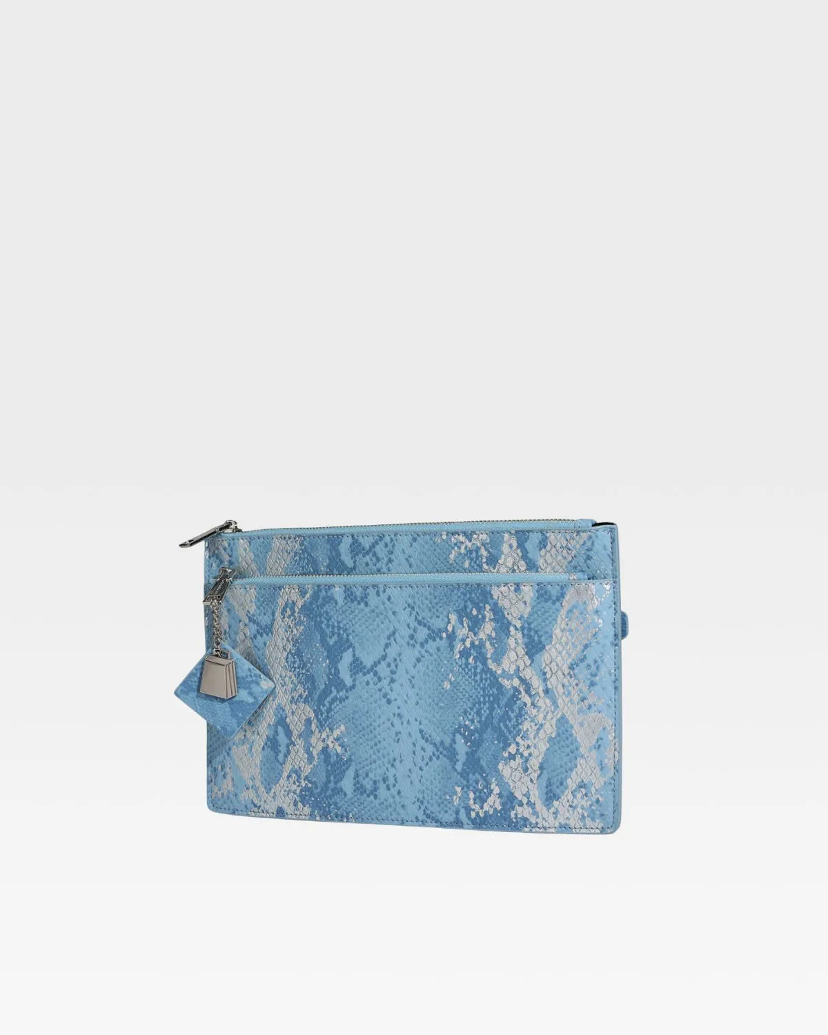 PY Clutch Handbag in Blue