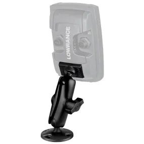 RAM Mount 1" Ball "Light Use" Composite Mount f/Lowrance Elite-4 & Mark-4 Series Fishfinders [RAP-B-101U-LO11]