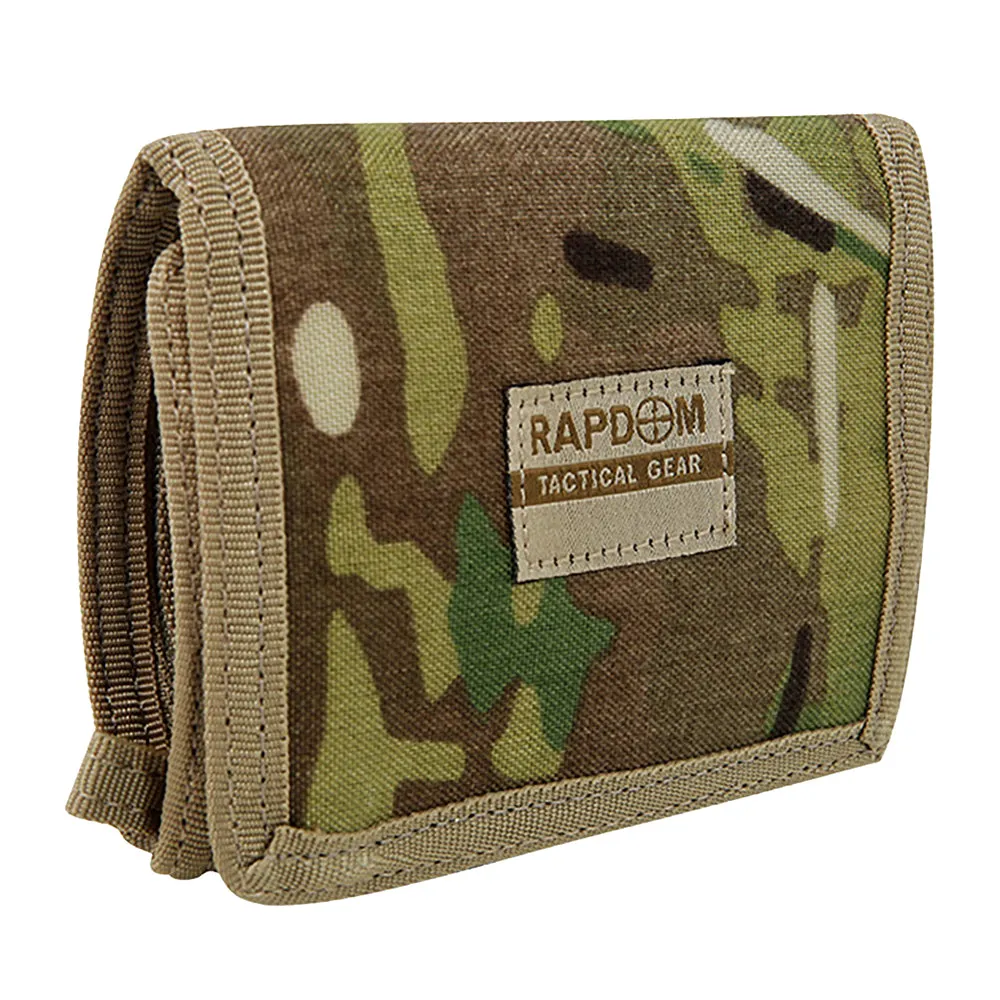 RapDom Tactical Multi-Camo Rugged Tri-Fold Wallet