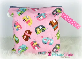 Ready Made MEDIUM SIZE Wet Bag - Camper fabric