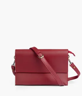 Red Ladies Crossbody Bag 6015