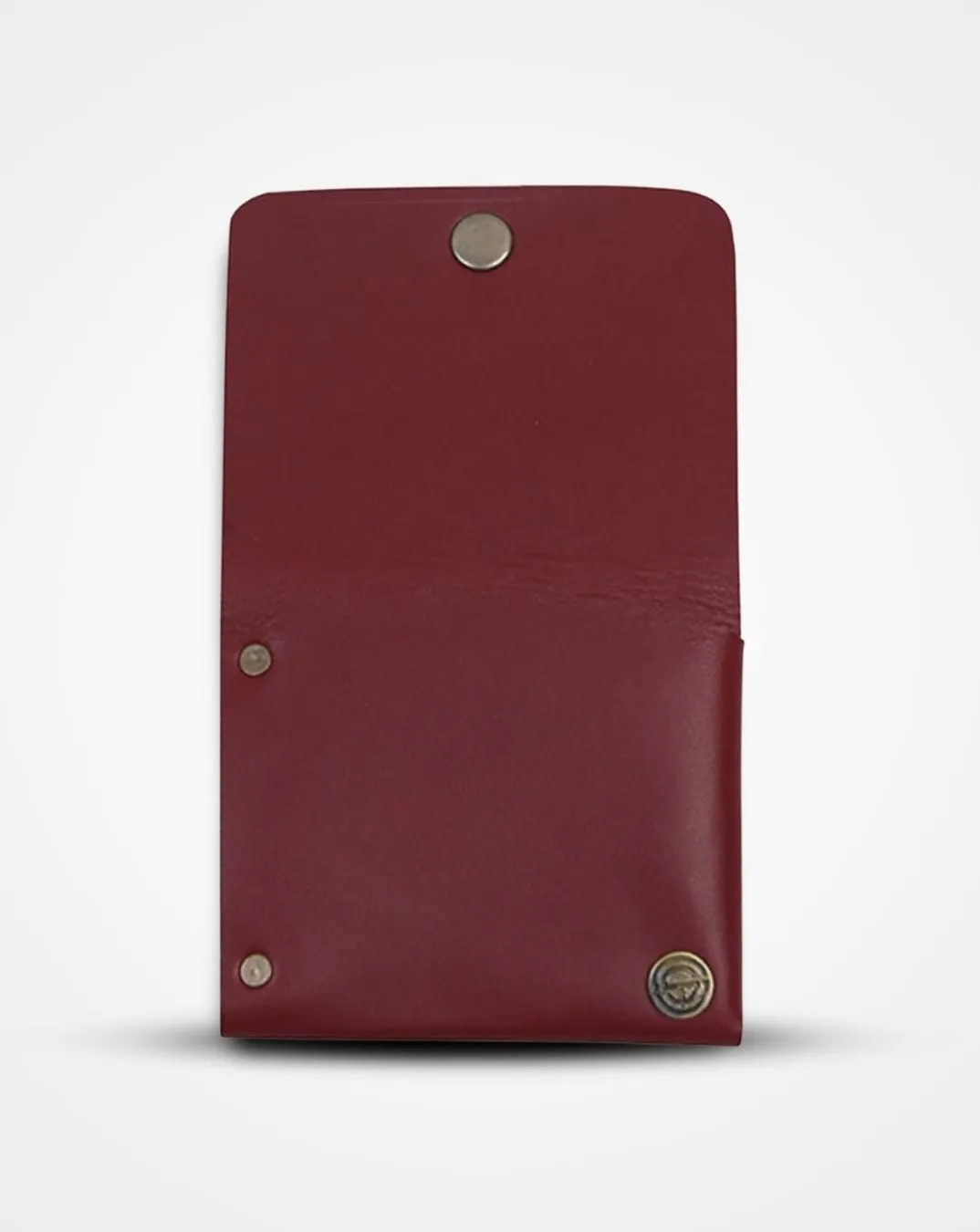 RED WINE NATIVE BATUA - SLIM LEATHER WALLET