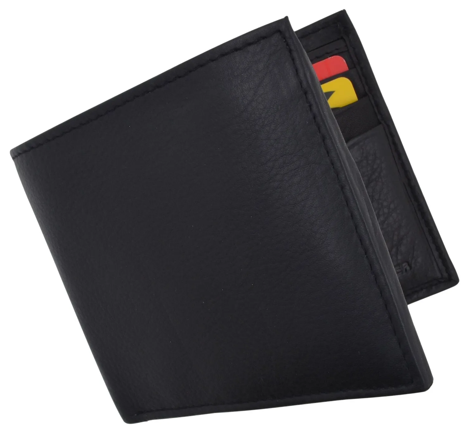 RFID Blocking Premium Leather Bifold Men's Multi-Card Holder Wallet RFIDCN758