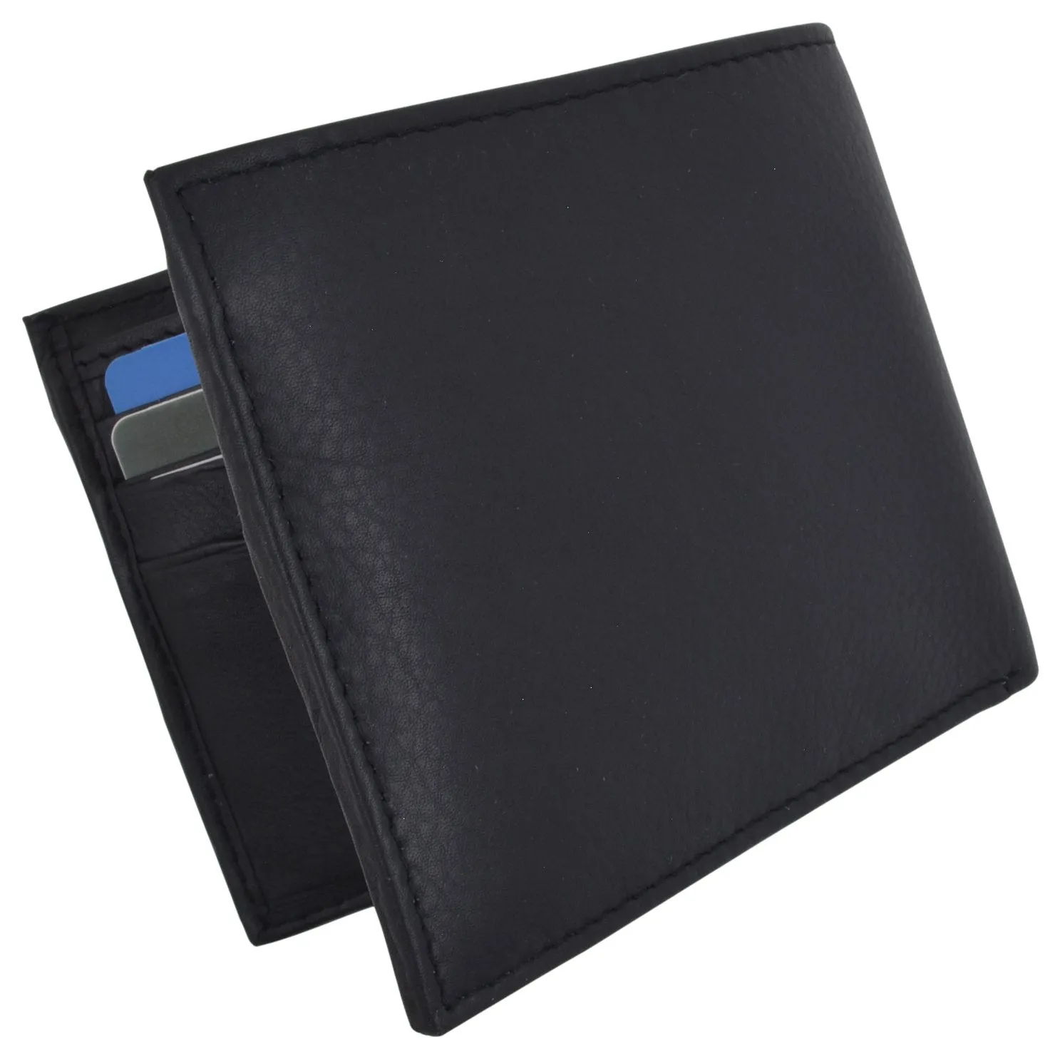 RFID Blocking Premium Leather Bifold Men's Multi-Card Holder Wallet RFIDCN758