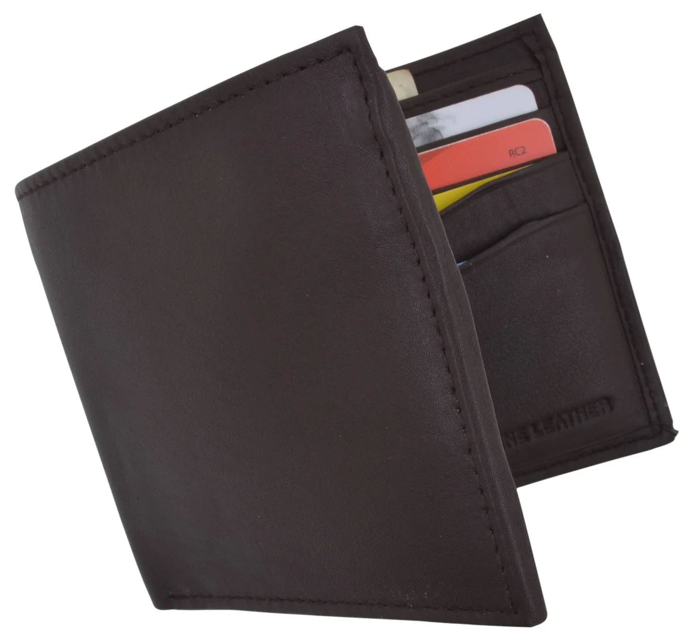 RFID Blocking Premium Leather Bifold Men's Multi-Card Holder Wallet RFIDCN758