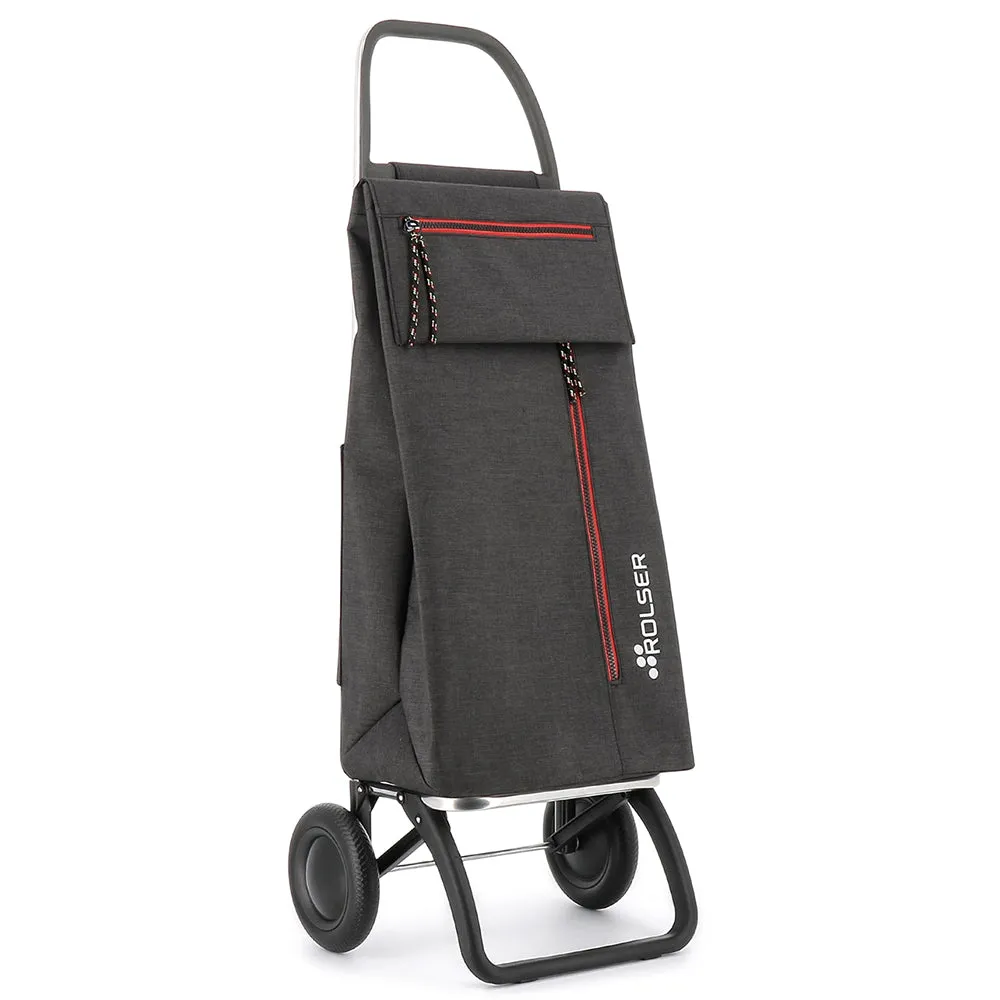 Rolser Trolley Wallaby Tweed 2 Wheel - Black