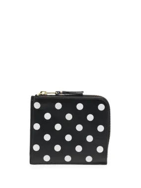 SA3100PD Wallet - Printed Polka Dot Black