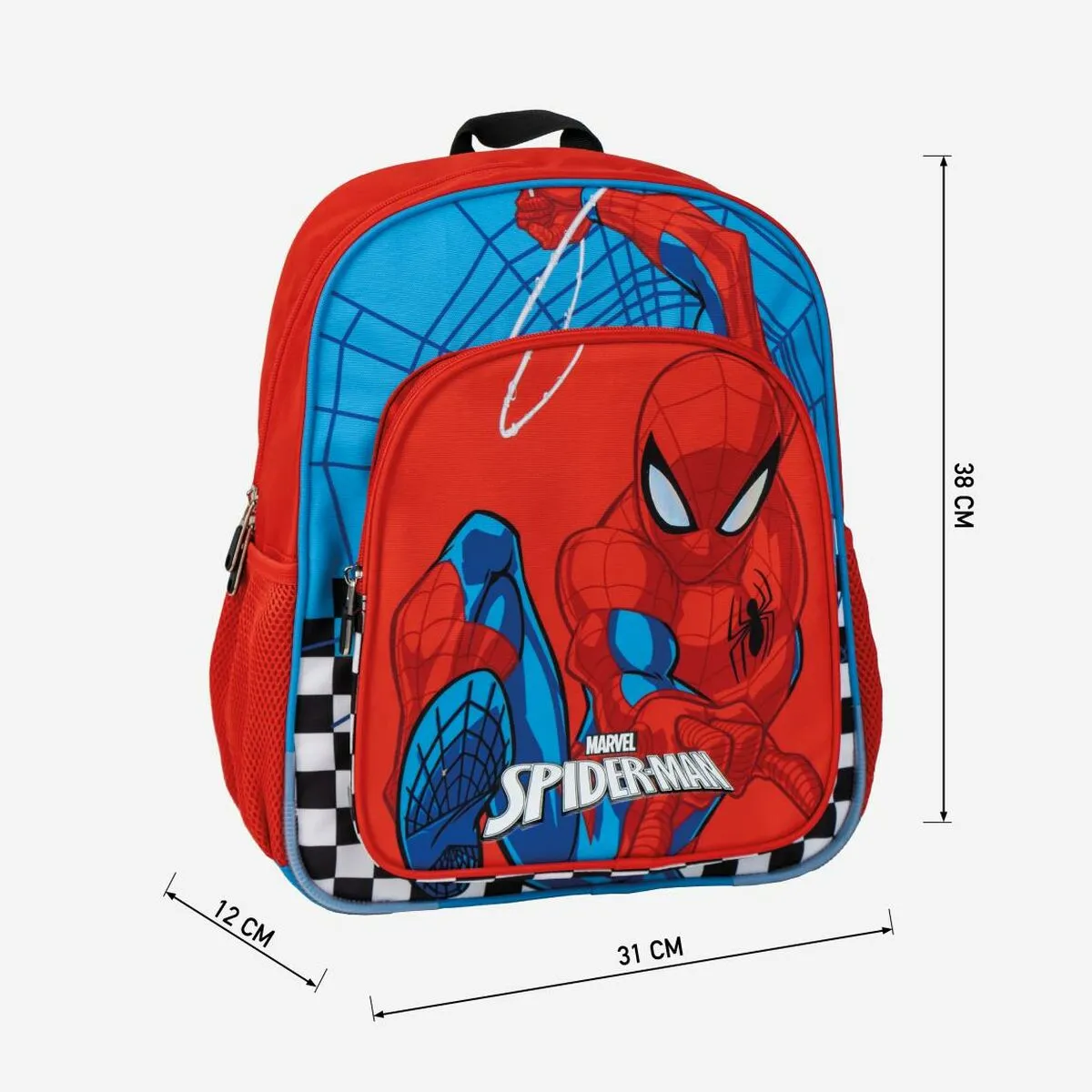 School Bag Spider-Man Red 40 x 37 x 30 cm