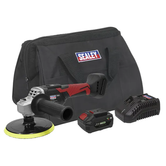 Sealey CP20VRPKIT 20V 4Ah SV20 Series Ø150mm Cordless Rotary Polisher Kit