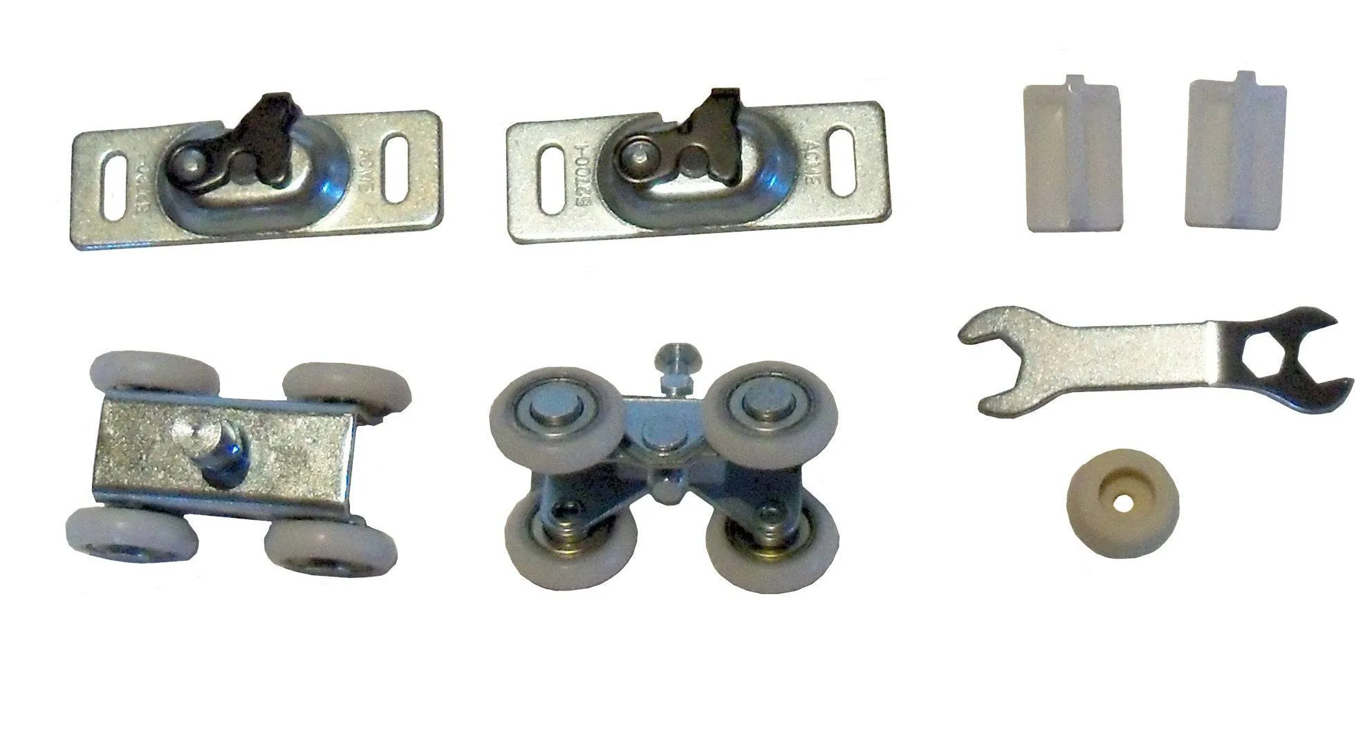 Series 1 - HBP  4- Wheel Ball Bearing Hangers- For Pocket Door Track and Hardware - HARDWARE BAG ONLY