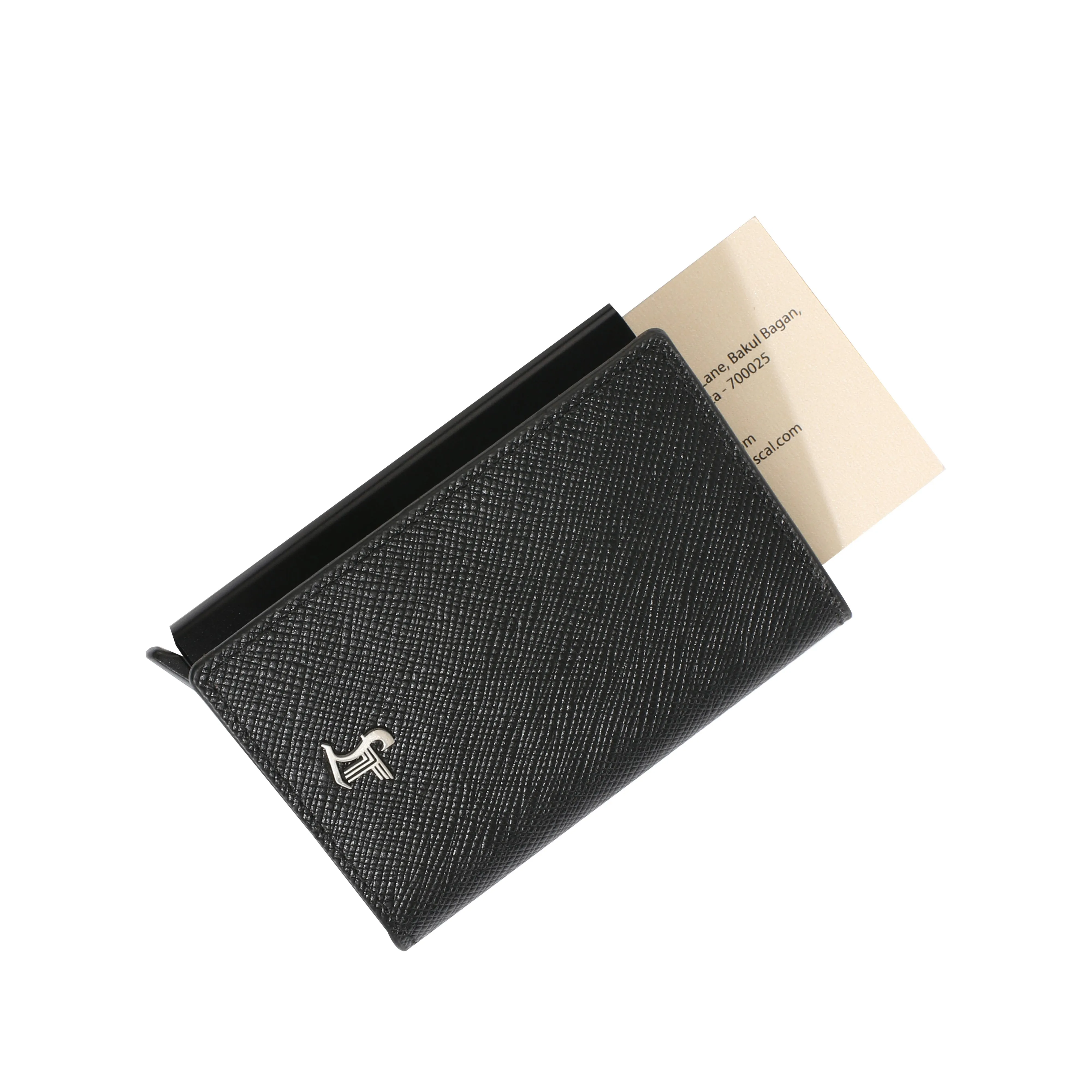 Set of III Gift Set - Men's Wallet, Card Case, Key Pouch | Premium Leather Accessories | Color- Black