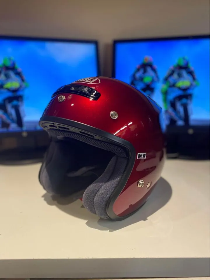 Shoei RJ Platinum-R Wine Red Small-Blemished-Josh Sowalsky