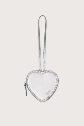 [SINOON] SS 24 HEART HANDBAG (SILVER)