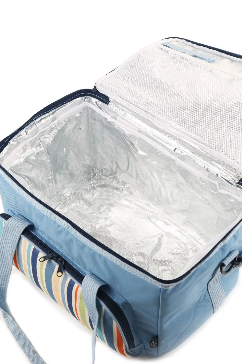 Sky Blue 30 Litre Foldable Family Cool Bag