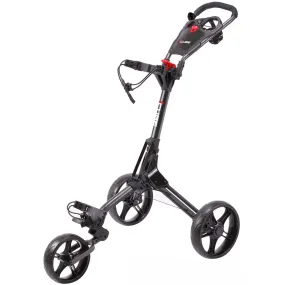 SkyMax Cube 3 3-Wheel Push Trolley - Charcoal/Black