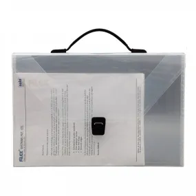 Solo Document Bag With Lock & Handle Super Line White F/C Size DC 557