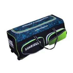 SS Professional Wheel Cricket Kit Bag , Black/Lime