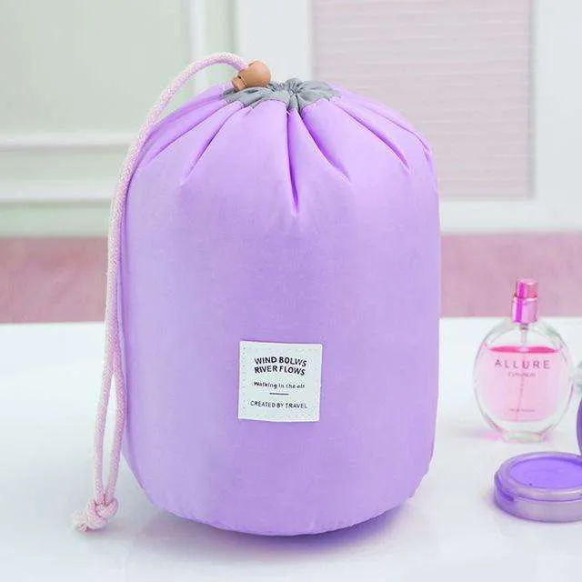 Stockholm Drawstring Barrel Cosmetic Organizer