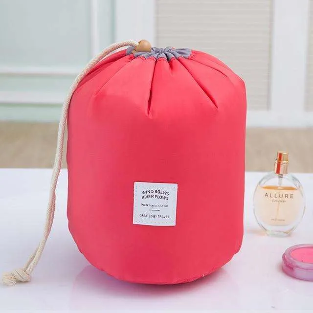 Stockholm Drawstring Barrel Cosmetic Organizer