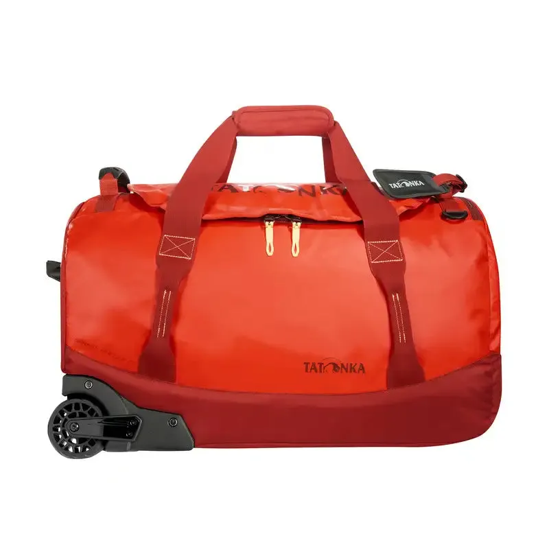 Tatonka Barrel Roller 60 Litre Wheeled Duffel Bag - Red/Orange