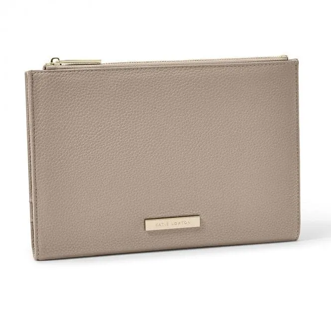 Taupe Travel Document Holder KLB3032