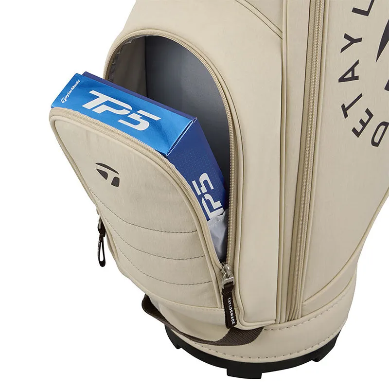 TAYLORMADE 8.5" Circle T Cart Bag (Beige)