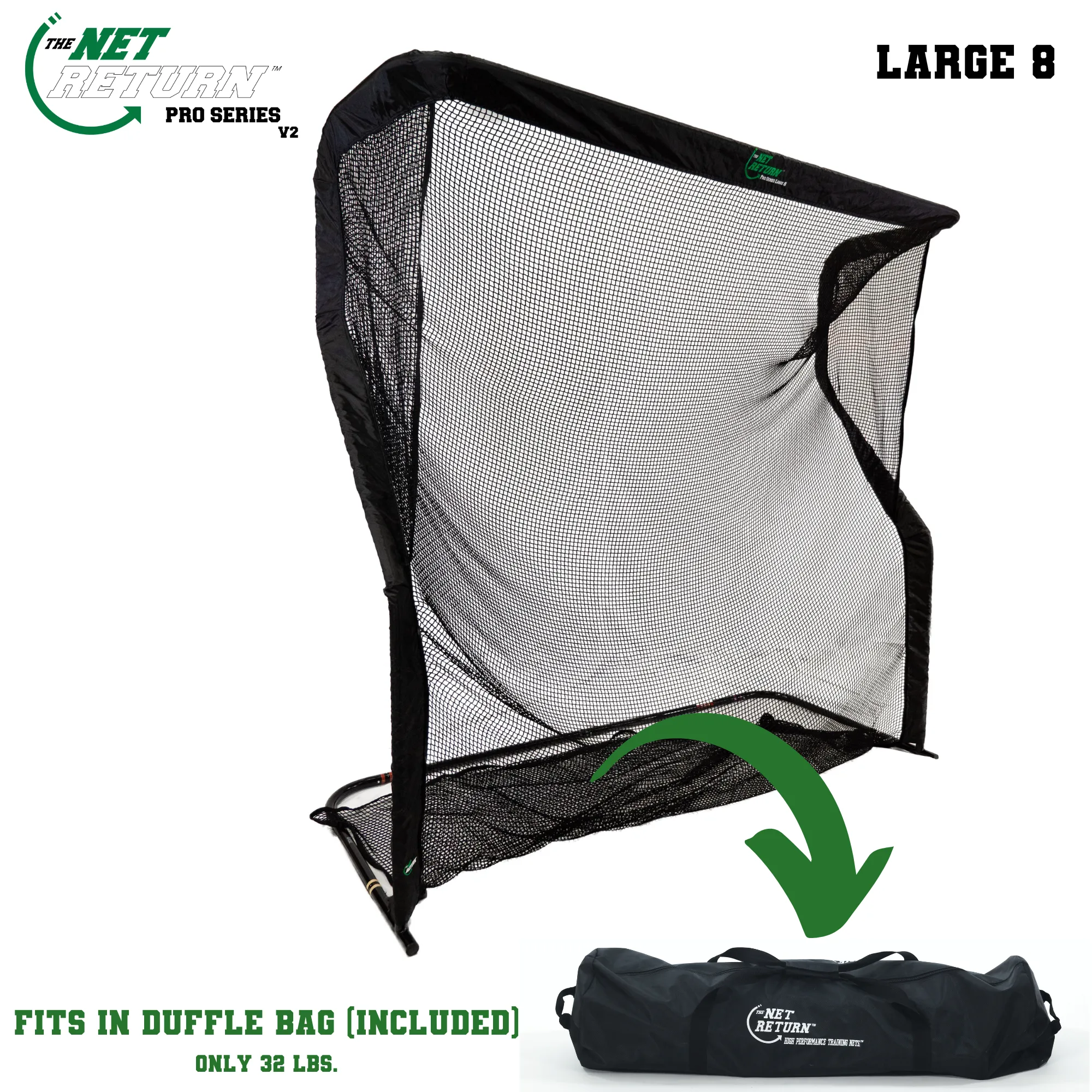 The Net Return Large 8 Pro Series - 8'w x 8'h