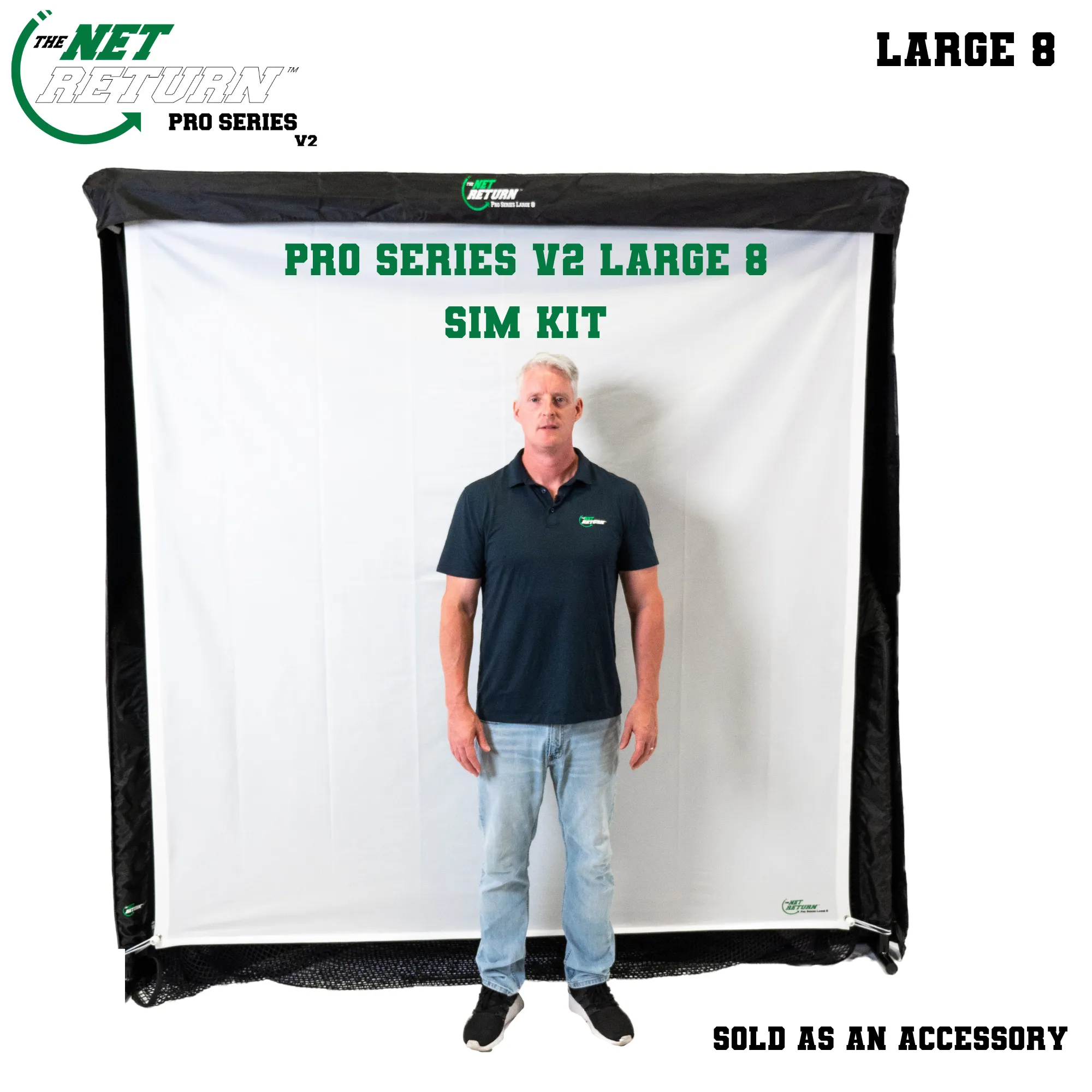 The Net Return Large 8 Pro Series - 8'w x 8'h